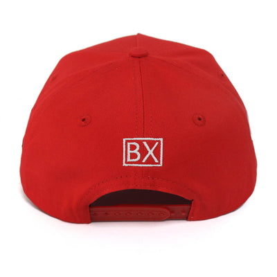 SNYC SNAPBACK RED/GREY SUEDE