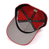 SNYC SNAPBACK RED/GREY SUEDE