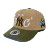 SNYC SNAPBACK SAND/OLIVE SUEDE