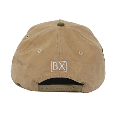 SNYC SNAPBACK SAND/OLIVE SUEDE