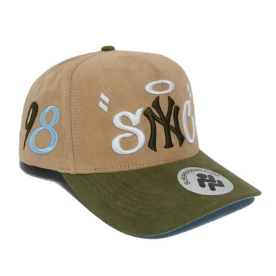 SNYC SNAPBACK SAND/OLIVE SUEDE