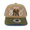 SNYC SNAPBACK SAND/OLIVE SUEDE